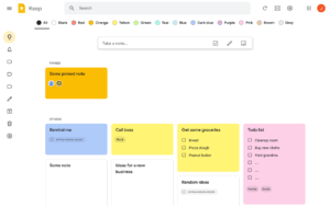 google keep