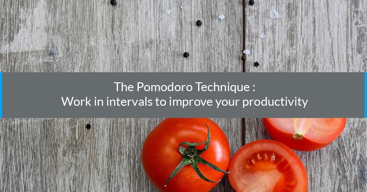 The Pomodoro Technique : Work In intervals to improve your productivity